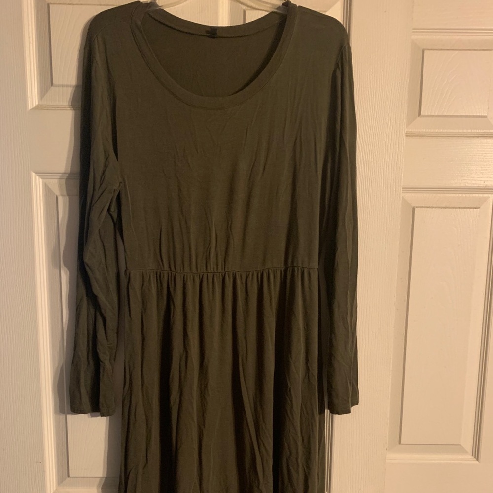 XL Heather green Amazon dress